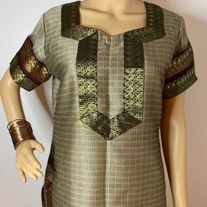 Handmade Eastern inspired Sari shirt/ dress tunic!